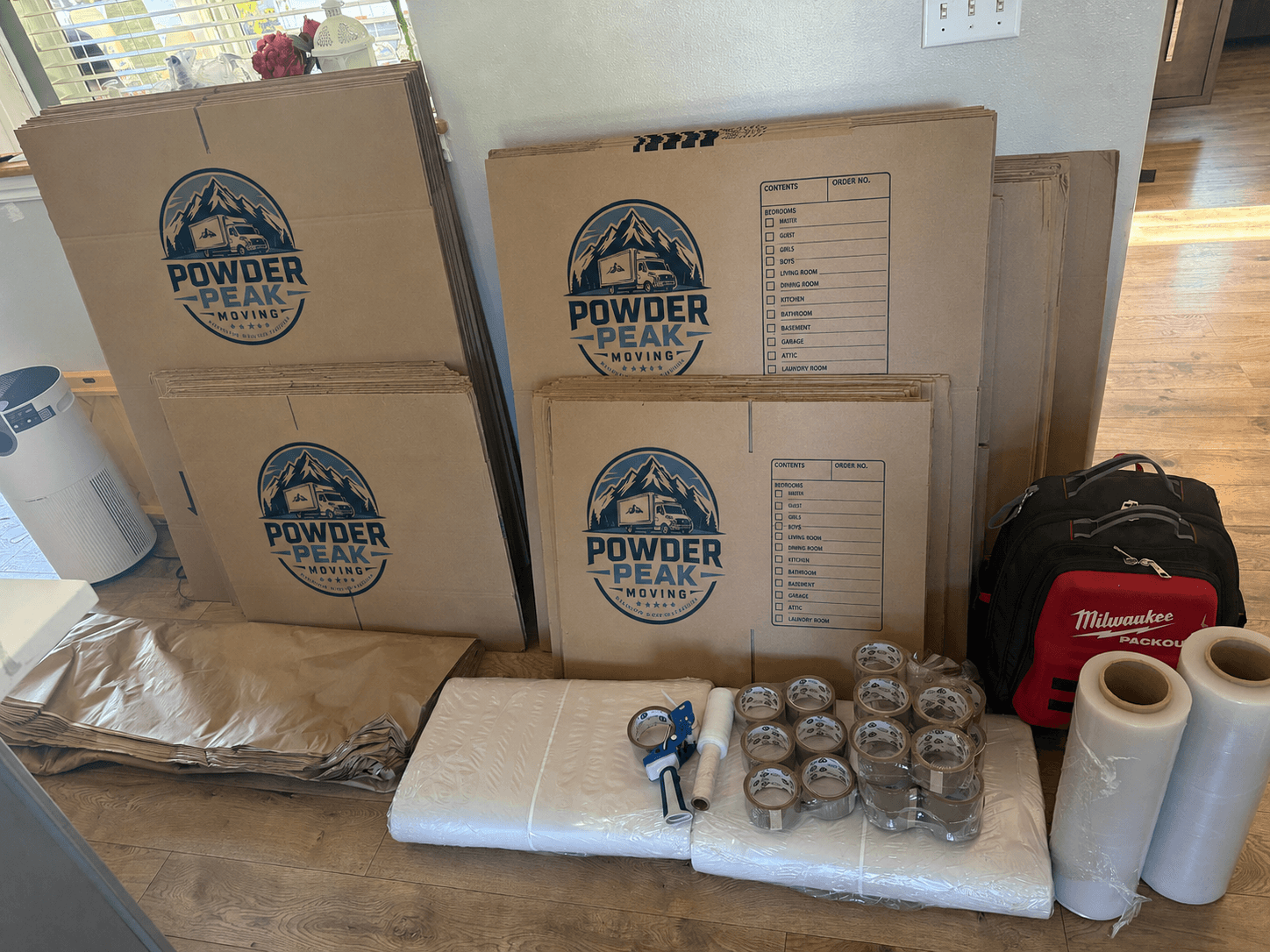 Packing Supplies from Powder Peak Moving