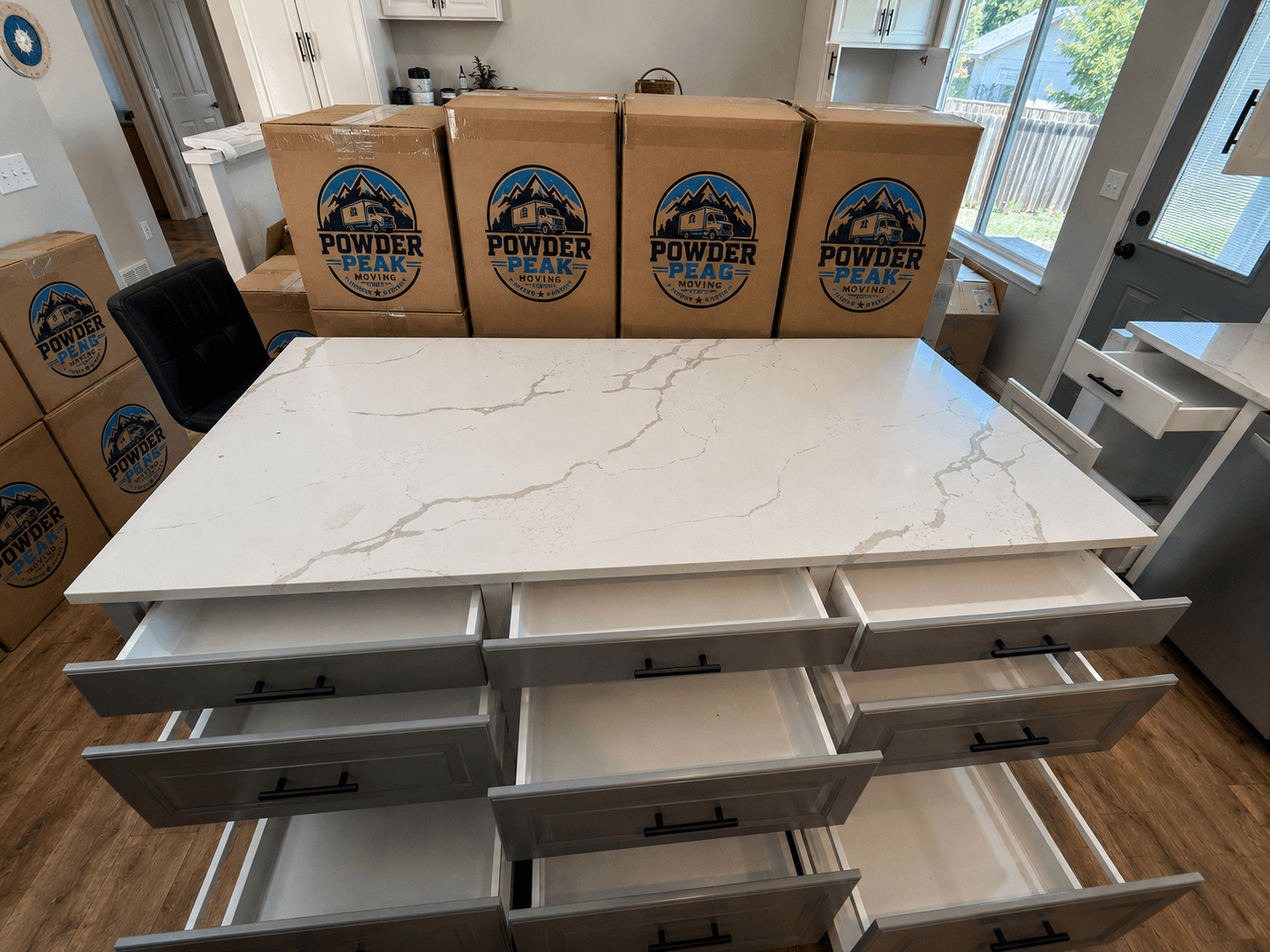 Partial Packing Service by Powder Peak Moving