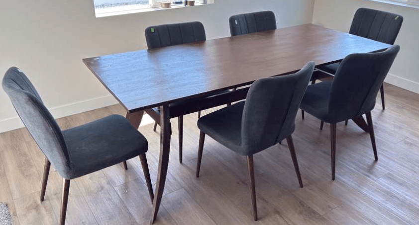 Dining set protection before protection