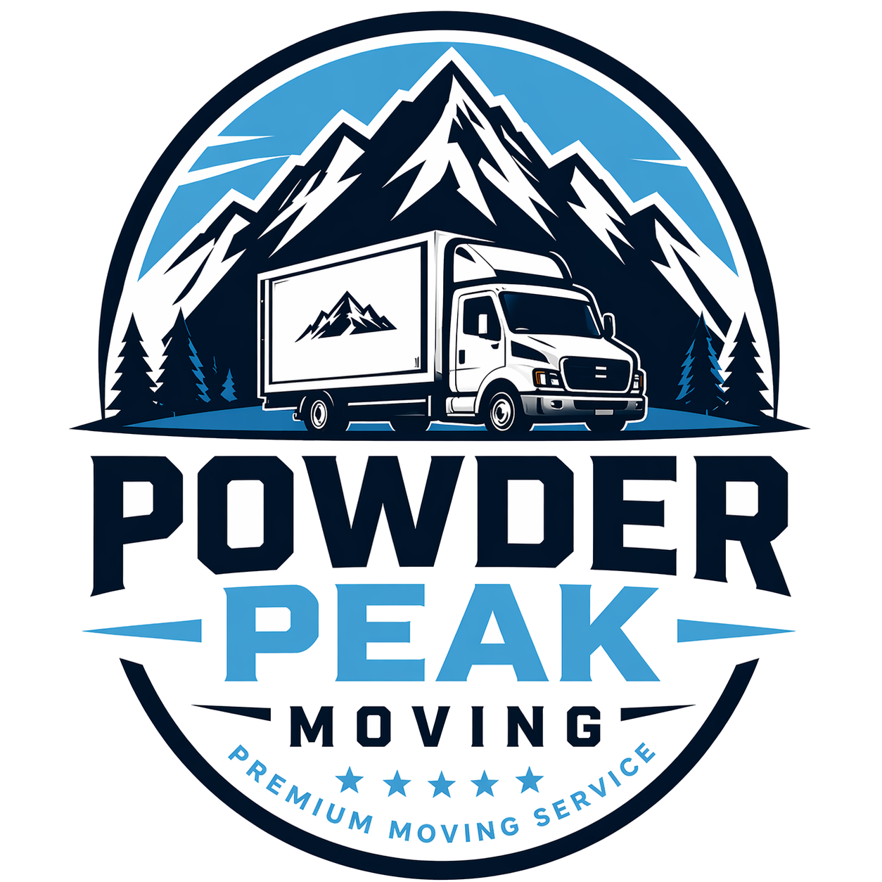 Powder Peak Moving logo